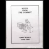 "Notes From The Summit" Ebook cover by Gary Kurtz, showcasing an artistic representation of advanced close-up card magic techniques and illusions.