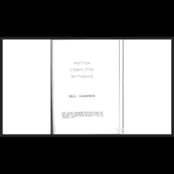 Ebook cover for 'Notes From the Batcave by Bill Goodwin' featuring a stylized graphic of Batman's cowl against a dark background, evoking the mystique of Gotham City.