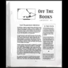 Ebook cover for 'Off The Books' by Karl Fulves, featuring its title and graphics, representing a collection of rare, unconventional magic insights and secrets, illustrated by Joseph K. Schmidt.