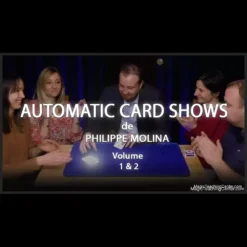 Philippe Molina demonstrating an automatic card trick with a deck of playing cards, from his 'Automatic Card Shows Vol 1 & 2' video course.