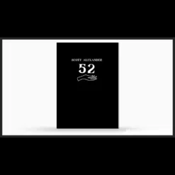 Front cover of Scott Alexander's '52' magic book, a limited edition volume featuring 52 signature routines and professional magic insights for magicians.