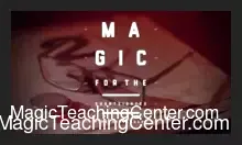 Pipo Villanueva performing a close-up magic trick from his 'Magic for the Shortsighted' video, demonstrating advanced illusions and magic theory.