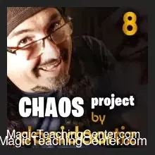 Dani DaOrtiz performing the 'Imaginary Memorization' card trick from Chaos Project Chapter 8, featuring a deck of playing cards being shuffled and a magician's hands demonstrating control and precision amidst chaos.