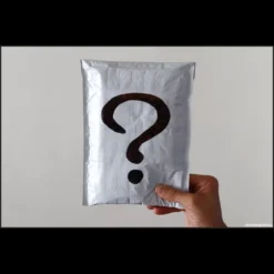 Blake Vogt demonstrating the Envelope Opener magic trick, revealing an audience-selected playing card inside an open envelope, with a look of surprise on an audience member's face.