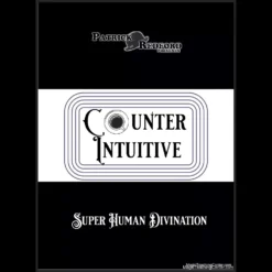 Patrick Redford performing 'Counter Intuitive,' a mental magic trick involving Café Counter game cards with various depicted beverages and treats, demonstrating advanced divination and mind reading.