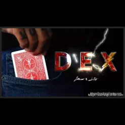 DEX Card Index by Lloyd Barnes & Javier Fuenmayor, showcasing its sleek, ultra-thin design and discreet appearance, essential for magicians performing instant card revelations.