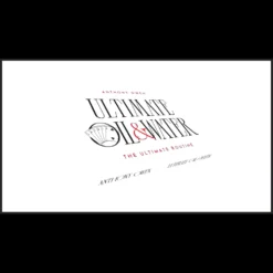 Close-up of red and black Bicycle playing cards visibly separating for Anthony Owen's Ultimate Oil and Water magic trick.