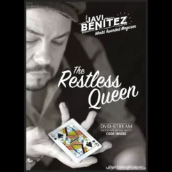 Javi Benitez demonstrating 'The Restless Queen' card trick, showcasing a captivating and visually intriguing card magic effect.