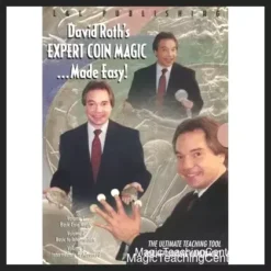 David Roth teaching expert coin magic and sleight of hand techniques from his 'Expert Coin Magic Made Easy' instant download video tutorial series.