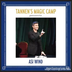 Asi Wind, a renowned magician, performing a captivating illusion on stage during the Tannen's Magic Camp Wednesday Show.