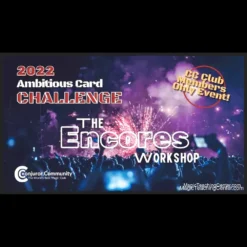 Magician performing the Ambitious Card trick, with a deck of playing cards, representing 'The Encores Workshop' for advanced card magic techniques.