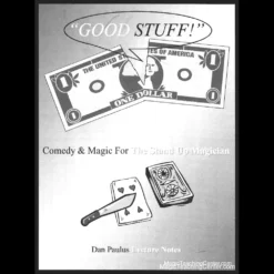 Cover for the 'Good Stuff!' ebook by Dan Paulus, featuring comedy magic routines for stand-up magicians.