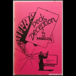 Ebook cover for Deck Deception by Ed Marlo, an essential guide to advanced card magic techniques.