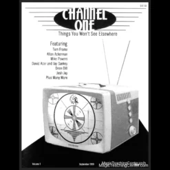 Channel One by Anthony Miller 4-Volume Magic Secrets Ebook Collection digital download for magicians, featuring a book graphic with magical elements.