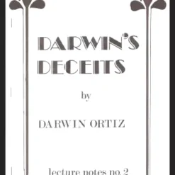Ebook cover for Darwin's Deceits by Darwin Ortiz, Lecture Notes No. 2, featuring advanced card magic and deception techniques.