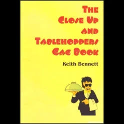 Ebook cover for Keith Bennett's 'The Close Up and Tablehoppers Gag Book', featuring the title and author's name prominently on a dark background.