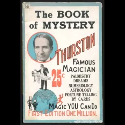 Howard Thurston's Book of Mystery ebook cover, a vintage illustrated guide to magic, astrology, and palmistry from 1930.