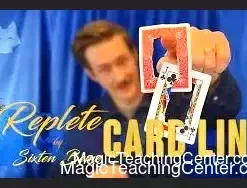 Ebook cover for The Replete Card Link by Sixten Beme, featuring detailed illustrations of linking card magic techniques.