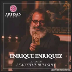 Enrique Enriquez presenting his 'Beautiful Bullshit' lecture, exploring advanced Tarot divination, mentalism, and the philosophy of language.