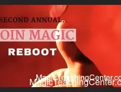 Image depicting a magician performing a coin trick during the Conjuror Community's Second Annual Coin Magic Reboot workshop, highlighting the mastery of vanishes, teleportations, and complete routines.