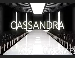 Perseus Arkomanis teaching the Cassandra magic workshop by Conjuror Community, demonstrating an advanced mentalism card prediction trick to an audience.