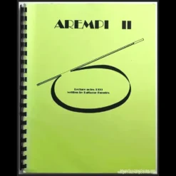 Arempi II Ebook cover by Baltazar Fuentes, featuring the title and author, representing advanced magic lecture notes from 1999.