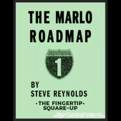 Steve Reynolds demonstrating 'The Fingertip Square-Up' card magic technique from Marlo Road Map 1, showing precise card handling for a magical effect.