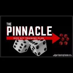 A magician's hands demonstrating a dice trick, showcasing The Pinnacle Dice Act: a 3-stage dice magic routine tutorial by Conjuror Community.