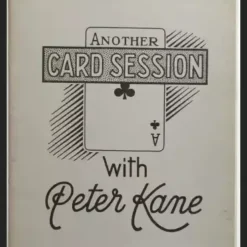 Digital cover of Peter Kane's 'Another Card Session' ebook, featuring classic card magic illustrations by Fred Haywood.