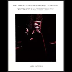 Bebel's Transposition Asymétrique Lecture Notes ebook cover, displaying concepts of asymmetric magic, teleportation, and card tricks for magicians.