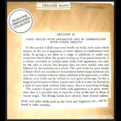 Ebook cover for 'Apparatus' by Jean Hugard, featuring vintage magical designs and typography, hinting at the secrets of illusion and classic magic apparatus.