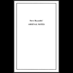 Arsenal Notes Ebook cover by Steve Reynolds, featuring the Arsenal FC crest and football-related imagery on a dark background.