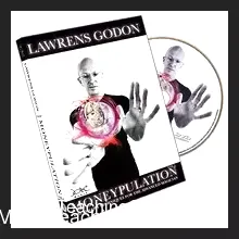 Lawrens Godon performing a sophisticated coin magic routine from his Moneypulation Vol. 1 video, showcasing advanced visual sleights for magicians.